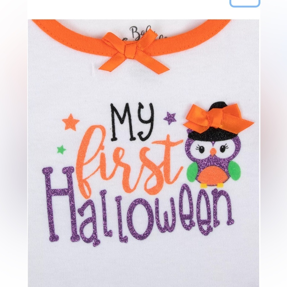🎃Baby Girls Halloween Tutu 4 Piece Set - Picture 3 of 3